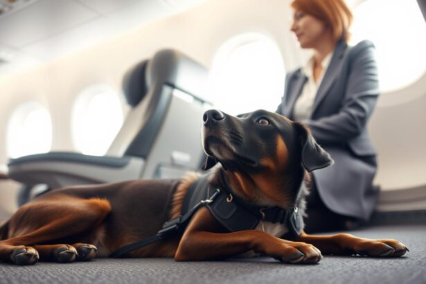 assistenzhund flugzeug anmelden