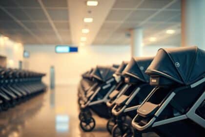 kinderwagen flugzeug mitnehmen lufthansa