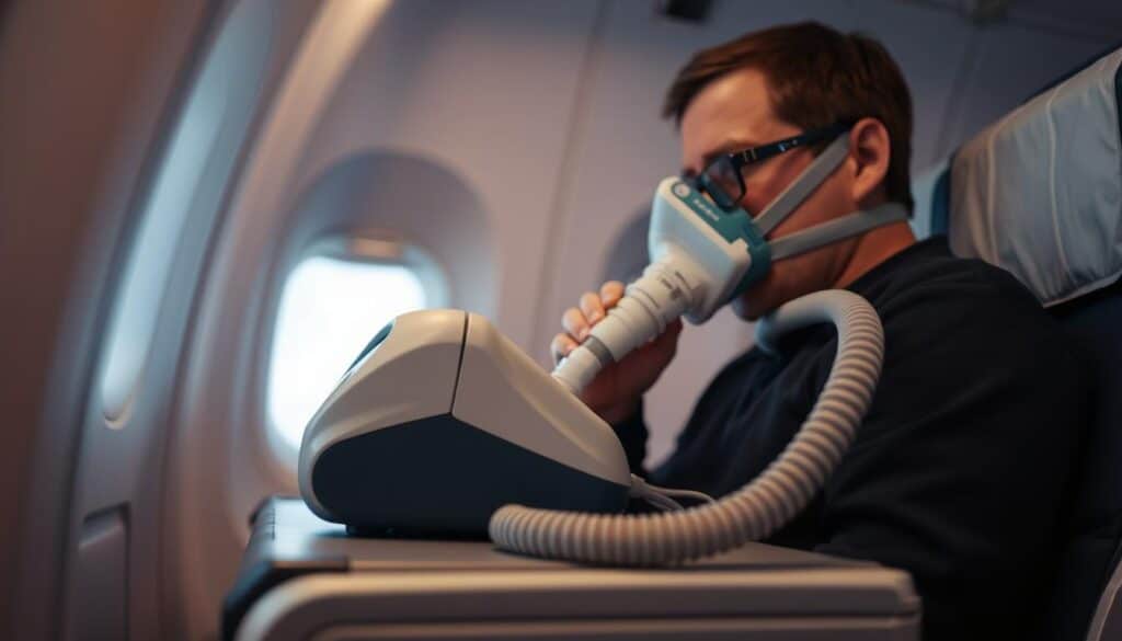 CPAP-Gerät Nutzung an Bord