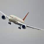 white airplane