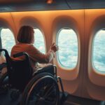 rollstuhl am flghafen