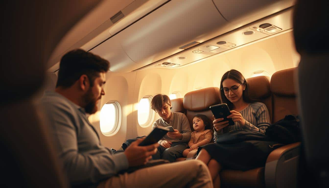 sitzplatzreservierung familie flugzeug