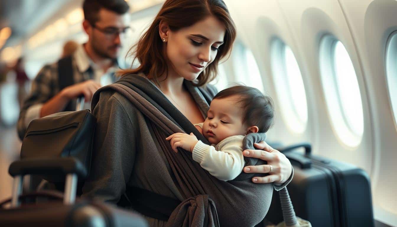 Fliegen mit Babynahrung