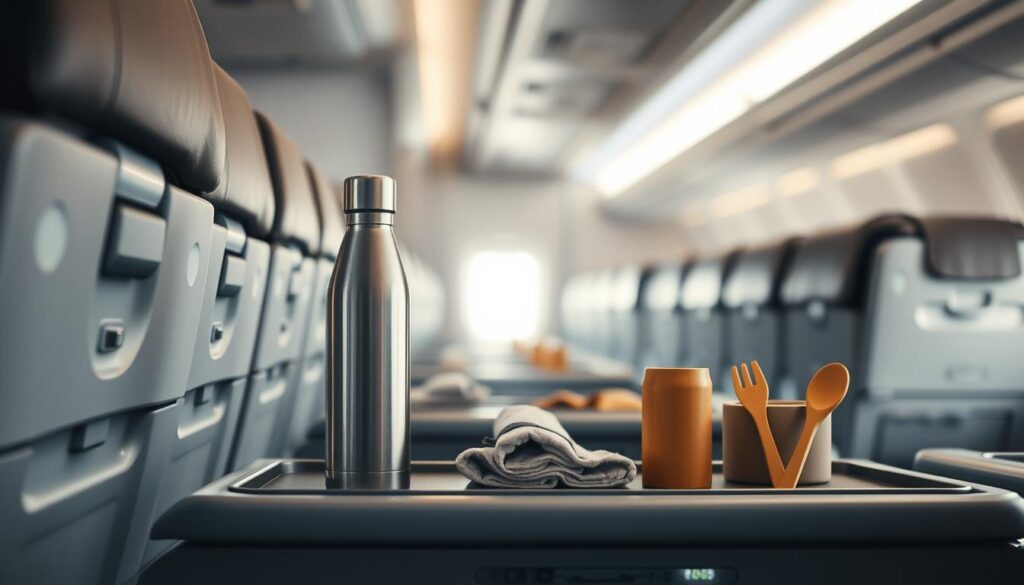 Müllvermeidung im Flugzeug