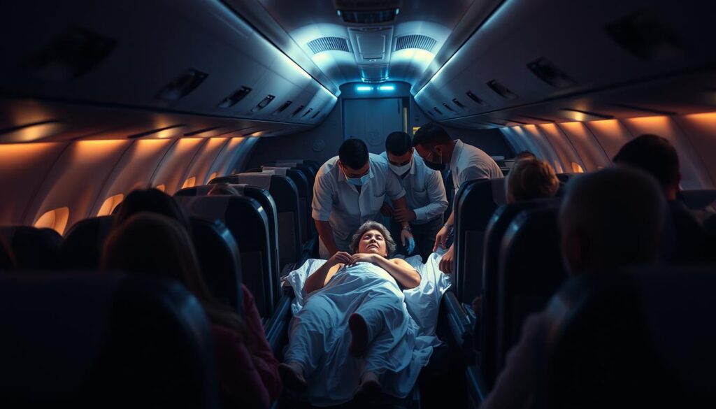 Notfall Geburt im Flugzeug