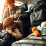 child in a plane