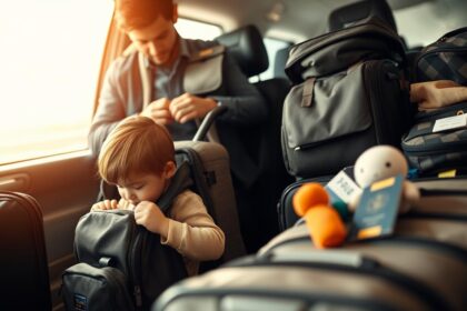 child in a plane