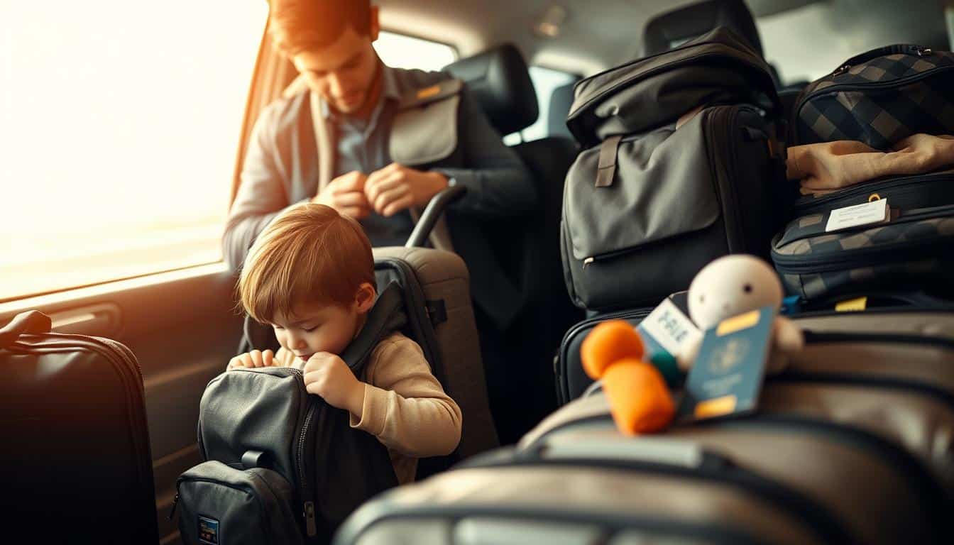 child in a plane