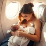 kind im flugzeug geboren
