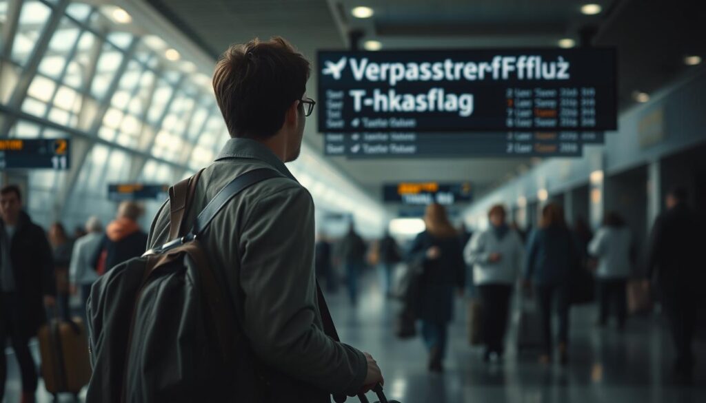 verpasster anschlussflug